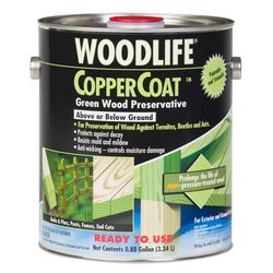 Woodlife Coppercoat Green Semi-Transparent Water-Based Wood Preservative 0.88 gal