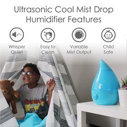 Crane Drop Ultrasonic 1 gal 500 sq ft Ultrasonic Humidifier