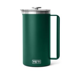 YETI Rambler 64 oz Black Forest Green French Press
