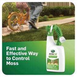 Scotts MossEx Lawn Moss Killer RTS Hose-End Concentrate 32 oz