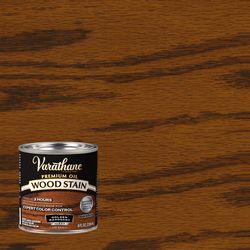 Varathane Premium Solid Gold Mahogany Oil-Based Urethane Modified Alkyd Wood Stain 1/2 pt