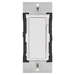 Leviton Decora Rocker Smart-Enabled Fan Control Switch White 1 pk