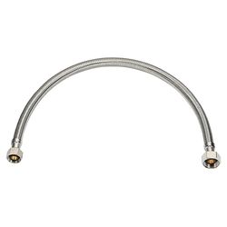 Ace 3/8 in. Compression X 1/2 in. D FIP 12 in. Stainless Steel Supply Line