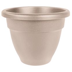 HC Companies Caribbean 10.13 in. H X 12.75 in. D Plastic Planter Cream