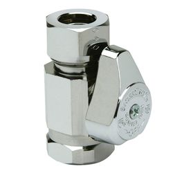 BrassCraft 1/2 in. FPT X 1/2 in. MPT Brass Straight Stop Valve