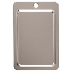 Amerock 2-3/4 in. L Silver Zinc Small Double Prong Hook 1 pk