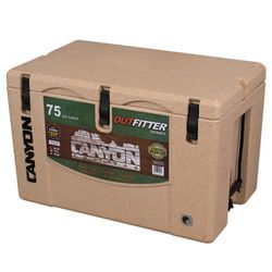 Canyon Coolers Outfitter Brown 75 qt Cooler