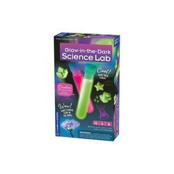 Thames & Kosmos Glow in the Dark Science Lab Stem Experiment Kit Multicolored 15 pc