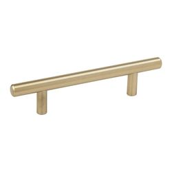 Amerock Contemporary Bar Cabinet Pull 3-3/4 in. Champagne Gold 1 pk