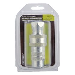 Apache Steel 1/2 in. D X 1/2 in. D Hydraulic Coupler 1 pk