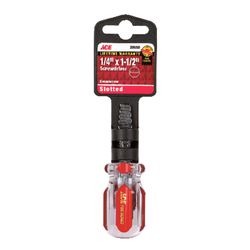 Ace 1/4 in. X 1-1/2 in. L Slotted Screwdriver 1 pc