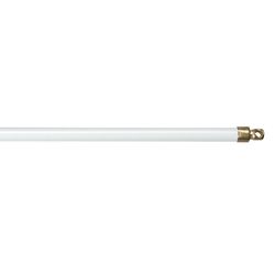 Kenney White Traditional/Transitional Sash Rod 11 in. L X 19 in. L