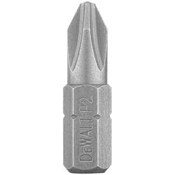 DeWalt Phillips #2 X 1 in. L Screwdriver Bit Heat-Treated Steel 2 pc