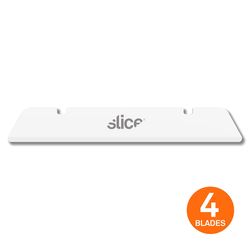 Slice 0.69 in. Ceramic Straight Edged Ceramic Industrial Blade 4.75 in. L 4 pk