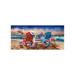 Briarwood Lane 22 in. W X 10 in. L Multi-Color Rubber Door Mat