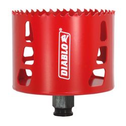 Diablo Snap-Lock Plus 3-1/2 in. Bi-Metal 2-3/8 in. L Hole Saw Arbor Included