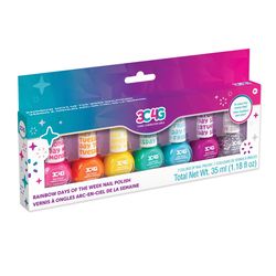 3C4G Rainbow Days of the Week Nail Polish Set 7 pk