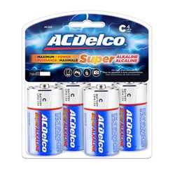 ACDelco Maximum Power C Alkaline Batteries 4 pk Carded