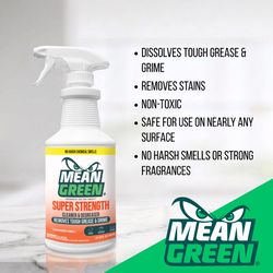 Mean Green Super Strength No Scent Concentrated Cleaner and Degreaser Liquid 128 oz