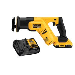 DeWalt 20V MAX Cordless Brushed Compact Reciprocating Saw Kit (Battery & Charger)