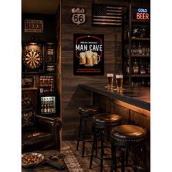 Desperate Enterprises 16 in. H X 12.5 in. L Tin Sign