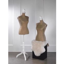 Tripar 64 in. H X 14.5 in. L Jute Burlap/Wood Freestanding Body Form