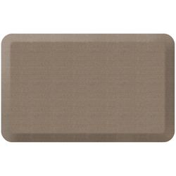 Gel Pro Designer Comfort 20 in. W X 36 in. L Brown Grasscloth Polyurethane Anti-Fatigue Mat