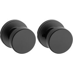 Kwikset Pismo Signature Series Contemporary Matte Black Knob