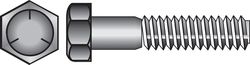 HILLMAN 7/16 in. D X 2 in. L Heat Treated Zinc Steel Hex Head Cap Screw 50 pk