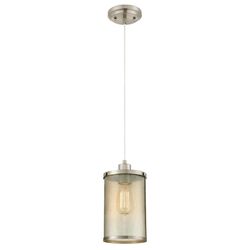 Westinghouse Brushed Nickel 1 lights Mini Pendant Light