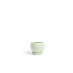 Momma Pots Gemstone Bollé 6 in. W Porcelain Planter Sage