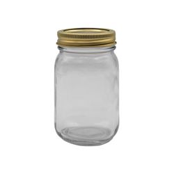 Anchor Hocking Tecnocap Regular Mouth Canning Jar 16 oz 12 pk