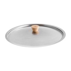 Nordic Ware Silicone/Steel Lid 13 in. Silver