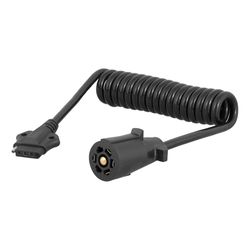 CURT 7 Blade to 5 Flat Electrical Adapter Harnesses 5 in.
