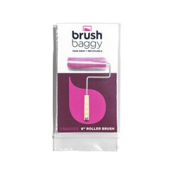 BrushBaggy 6 in. W X 12.75 in. L Clear Polypropylene Paint Roller Cover Baggy