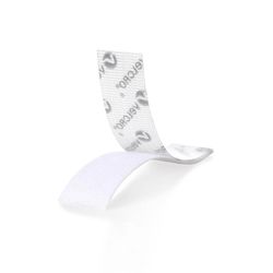 VELCRO Brand Thin Clear Small Nylon Hook and Loop Fastener 3-1/2 in. L 4 pk