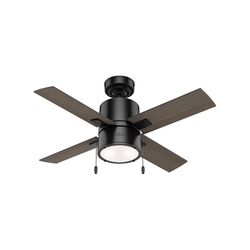Hunter Beck 42 in. Matte Black LED Indoor Ceiling Fan