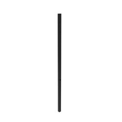 Fortress Building Products Athens 7 ft. H X 2 in. W Powder Coated Black Aluminum Line Post