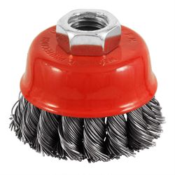 Stay Sharp 2-1/2 in. Knotted Wire Cup Brush Carbon Steel 1 pc