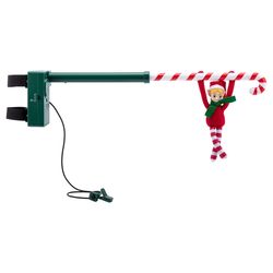 Mr. Christmas Merry Mischief Elf Musical Tree Acrobat Animated Decor 6 in.