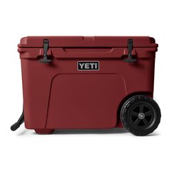 YETI Tundra Haul Stag Red 50 qt Roller Cooler