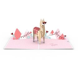 Lovepop Looking Good Llama Pop-Up Greeting Card
