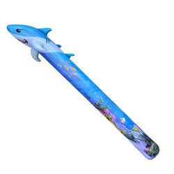 Incredible Novelties Multicolored PVC Inflatable Shark 3D Pool Noodle