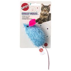 Spot For Cat Assorted Shaggy Mouse Catnip Mouse Cat Toy 3 pk