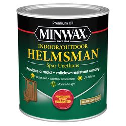 Minwax Helmsman Warm Semi-Gloss Clear Solvent-Based Spar Urethane 1 qt