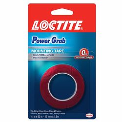 Loctite Power Grab 60 in. L X 3/4 in. W Mounting Tape