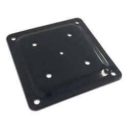 Pylex Fixplak 44 Black Steel Base Plate 4.5 in. L