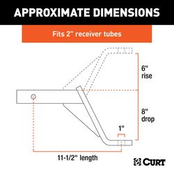 CURT 1 in. Ball Mount