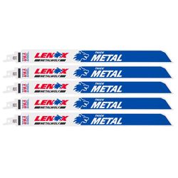 LENOX METALWOLF 12 in. Bi-Metal WAVE EDGE Reciprocating Saw Blade 14 TPI 5 pk
