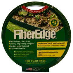 FiberEdge 20 ft. L X 4 in. H Fiberglass Green Lawn Edging